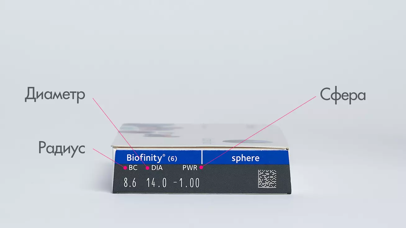 Biofinity (6 линз) 8,6/-2,25